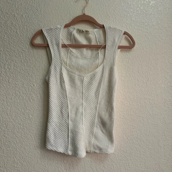 Free People x We The Free Boss Babe Ribbed Jersey Tank - Picture 3 of 6